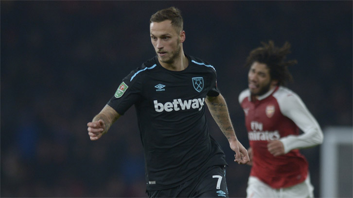 Team news: Hammers unchanged for trip to Arsenal