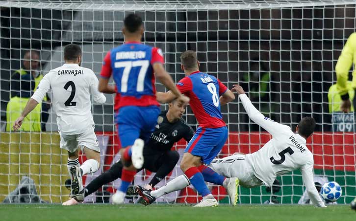 Nikola Vlasic scoring against Real Madrid