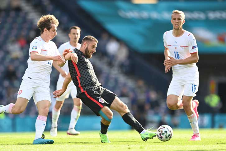 Nikola Vlašić faced Tomáš Souček and Czech Republic at UEFA Euro 2020