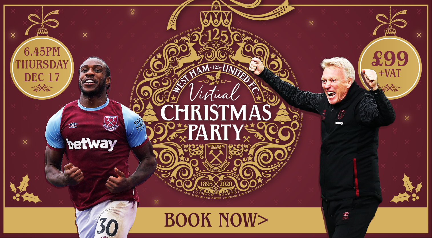 Celebrate with us at the Hammers' Virtual Christmas Party!