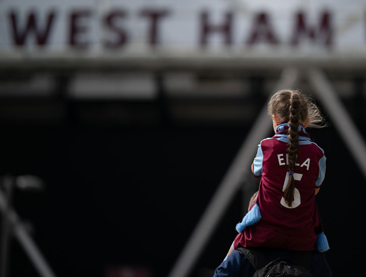 West Ham United is proud to welcome 10,000 supporters back to London Stadium for today’s game