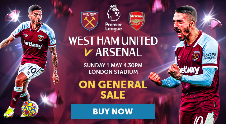 ejendom Et bestemt overskæg Arsenal now on General Sale | West Ham United F.C.