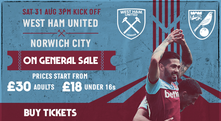 Norwich City tickets general sale promo