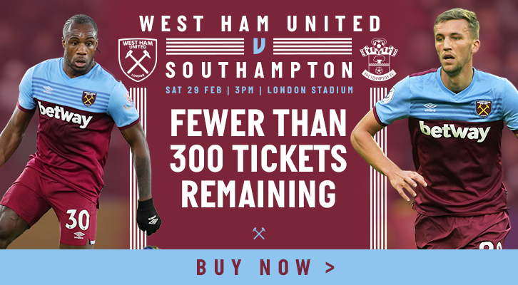 West Ham v Southampton