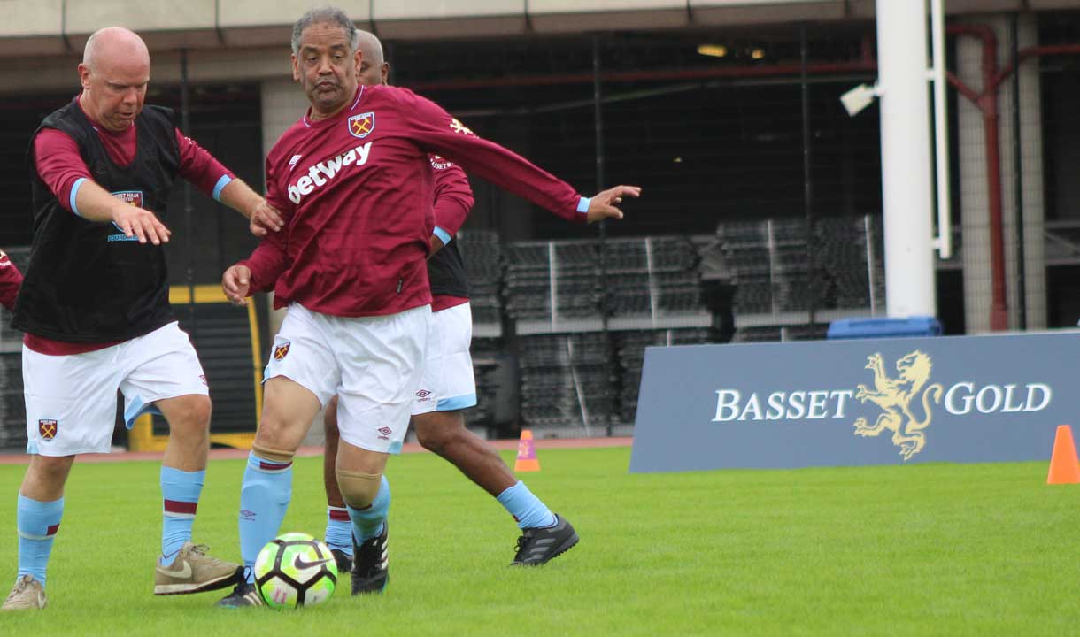 A Walking Football game