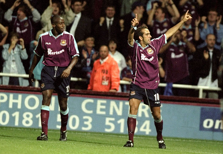 Paulo Wanchope and Paolo Di Canio were both on target against Osijek