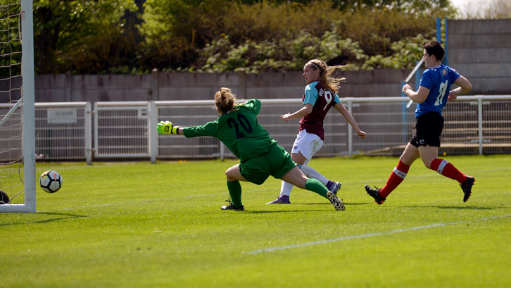 Kelly Wealthall has scored goals galore for both West Ham United Ladies and Barking Abbey Academy