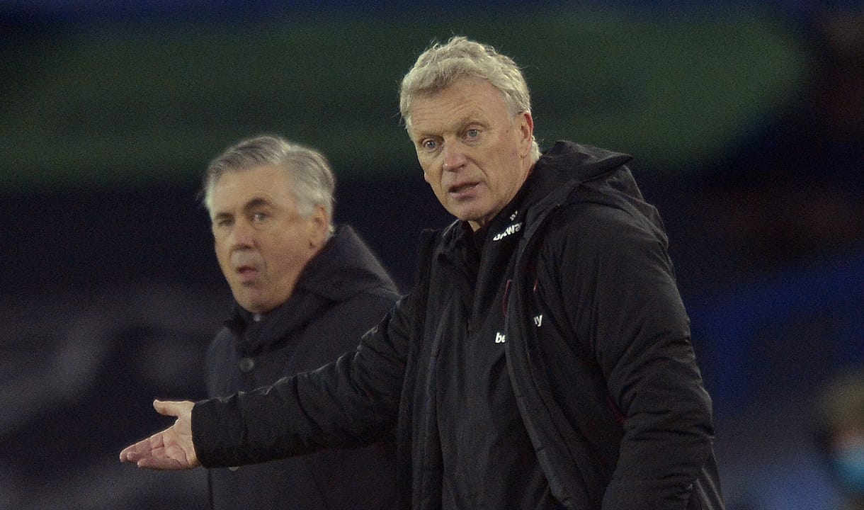 David Moyes and Carlo Ancelotti