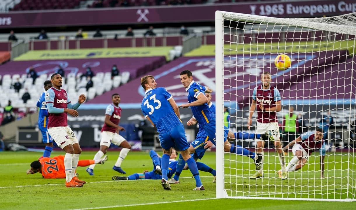 Ben Johnson scores against Brighton