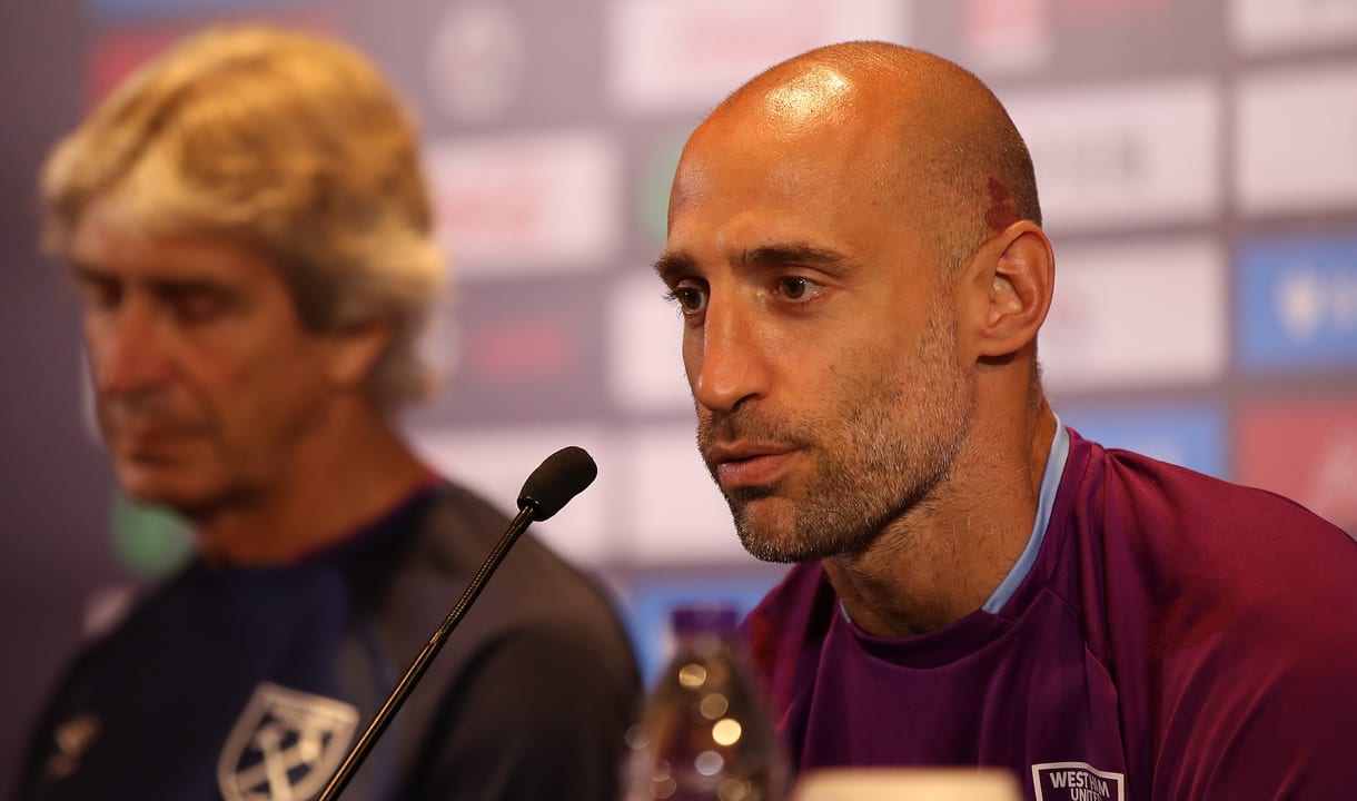 Pablo Zabaleta and Manuel Pellegrini