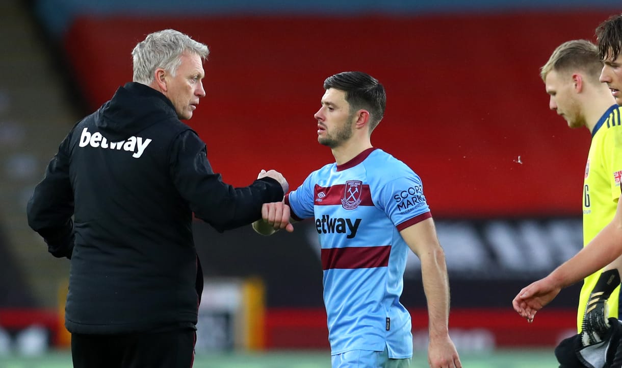 David Moyes and Aaron Cresswell