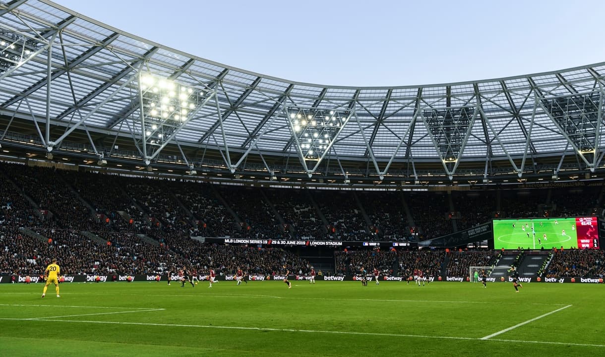 Fans at London Stadium