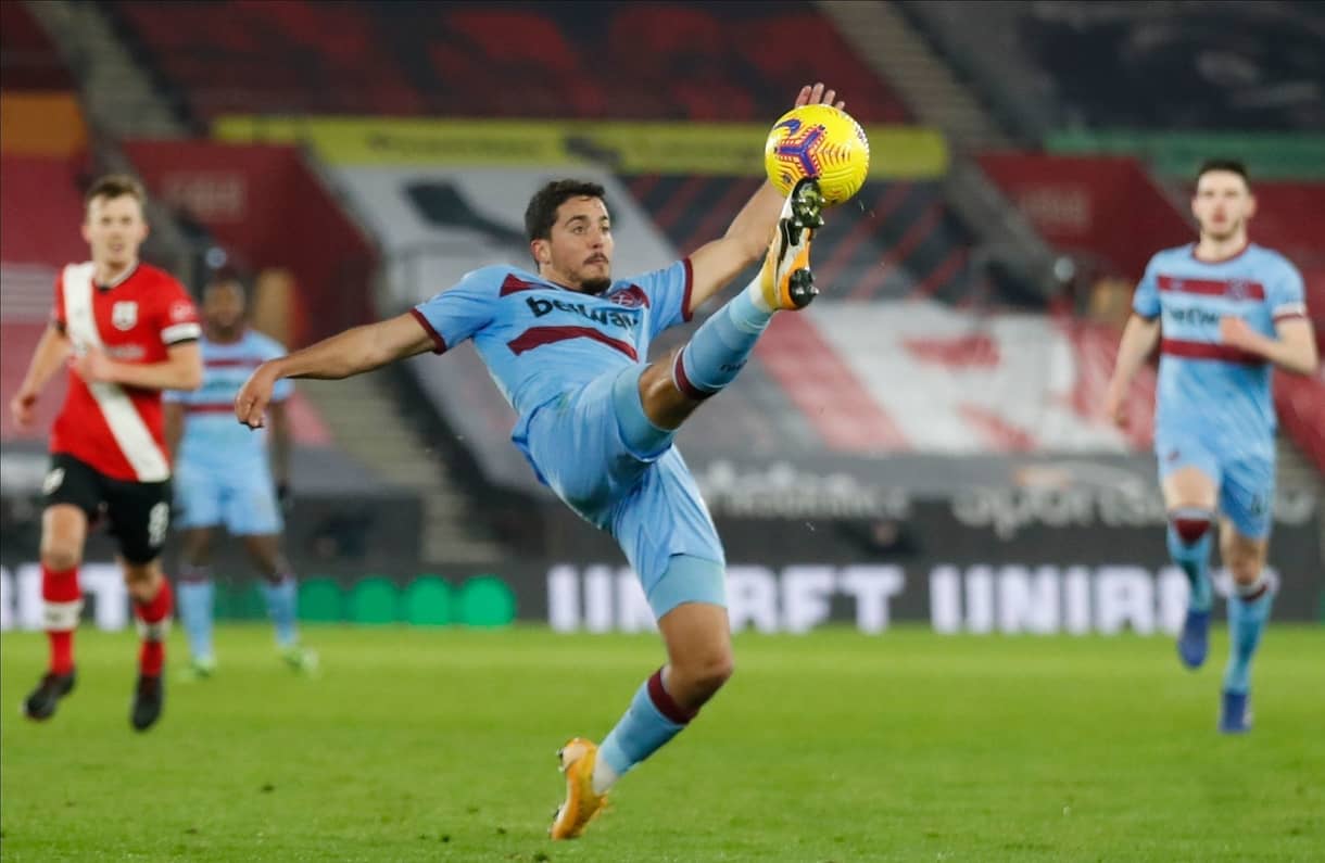 Pablo Fornals in action at Southampton