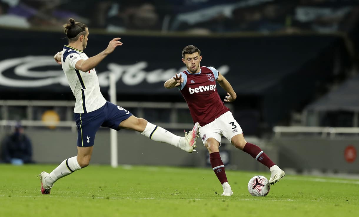 Aaron Cresswell in action at Tottenham