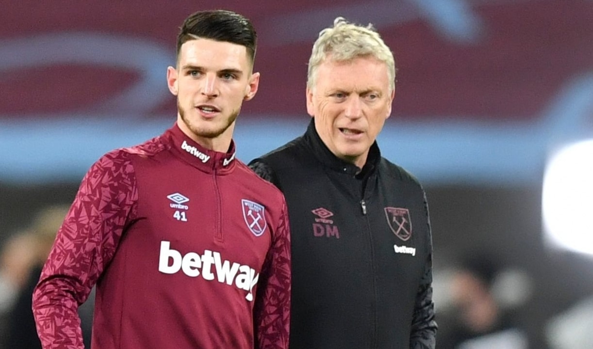 Declan Rice and David Moyes