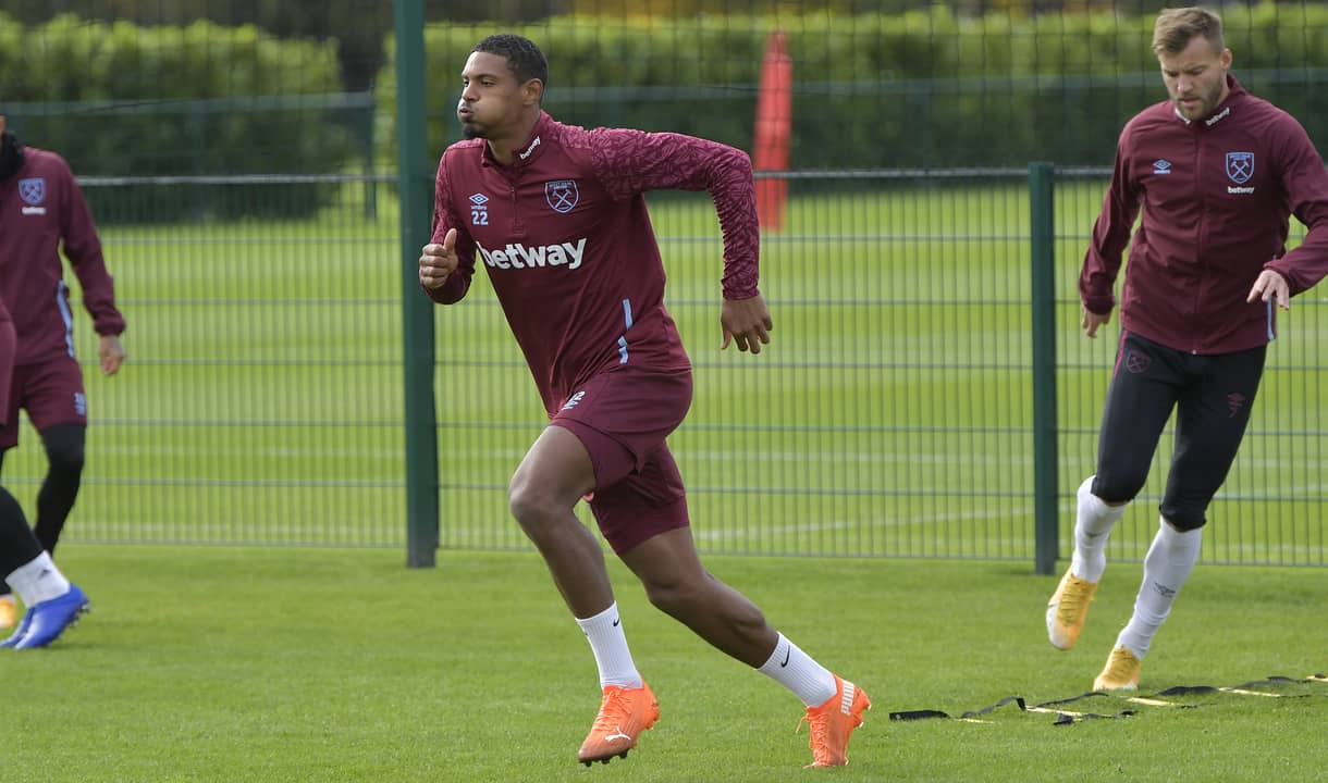 Sebastien Haller in training