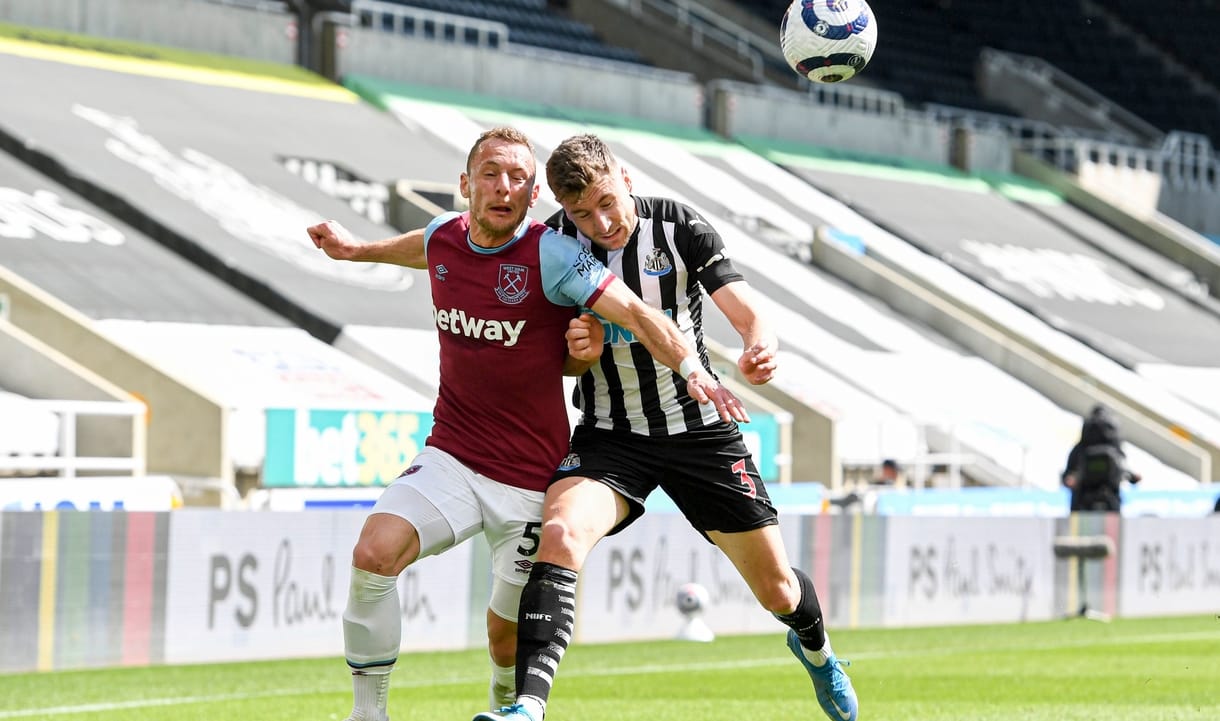 Vladimir Coufal in action at Newcastle