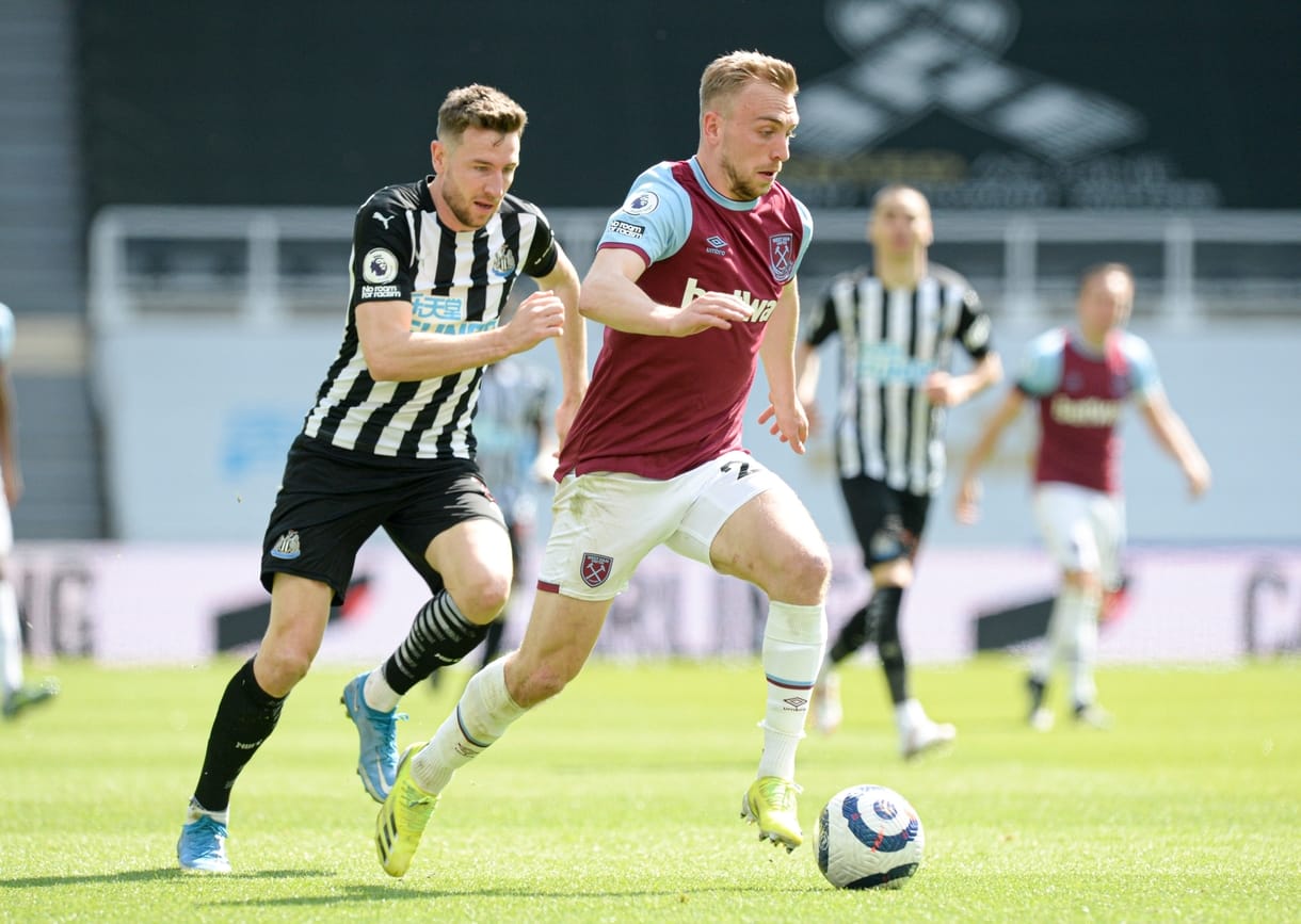 Jarrod Bowen in action at Newcastle