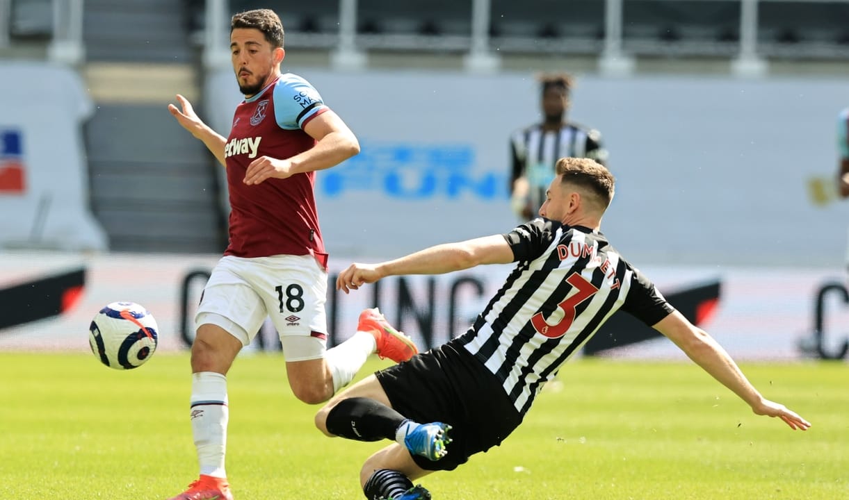 Pablo Fornals in action at Newcastle