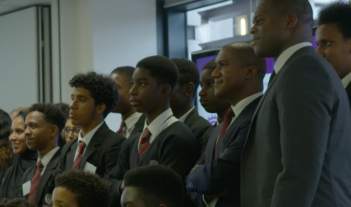 Marlon Harewood at the PL Inspires launch