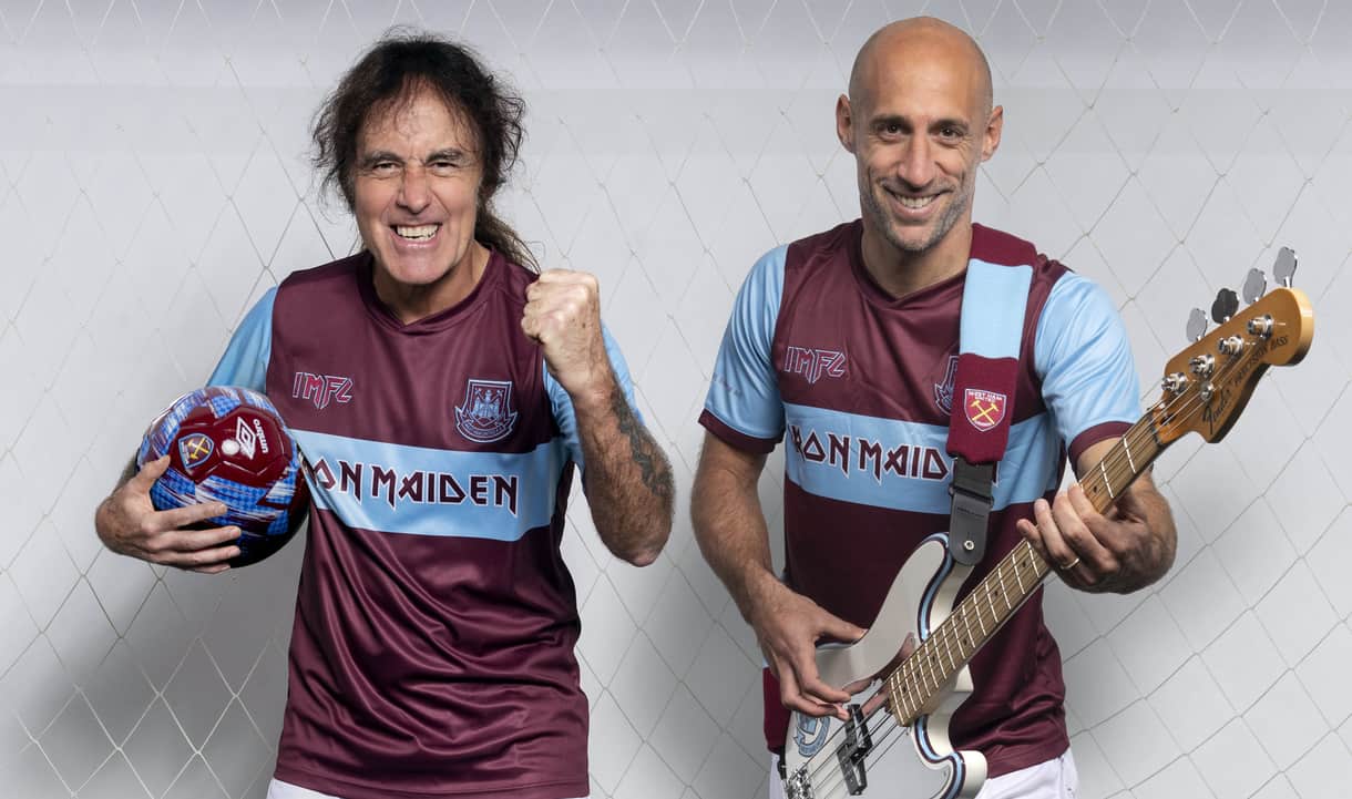 West Ham x Iron Maiden 2021 Away Kit - FOOTBALL FASHION