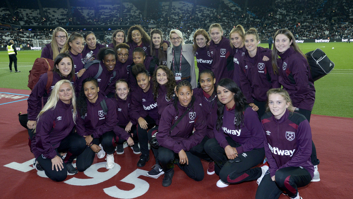 Karen Ray and the West Ham United Ladies
