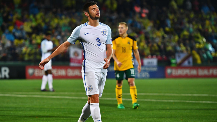 Cresswell playing for England