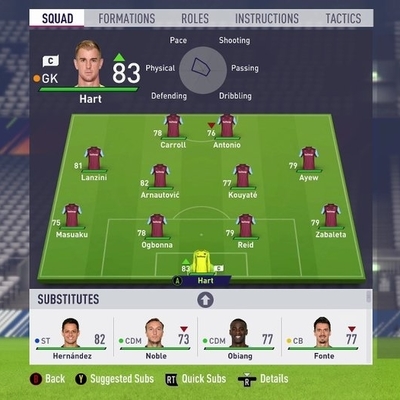 FIFA Formation 2 - 4-4-2