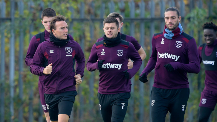 Cresswell West Ham training