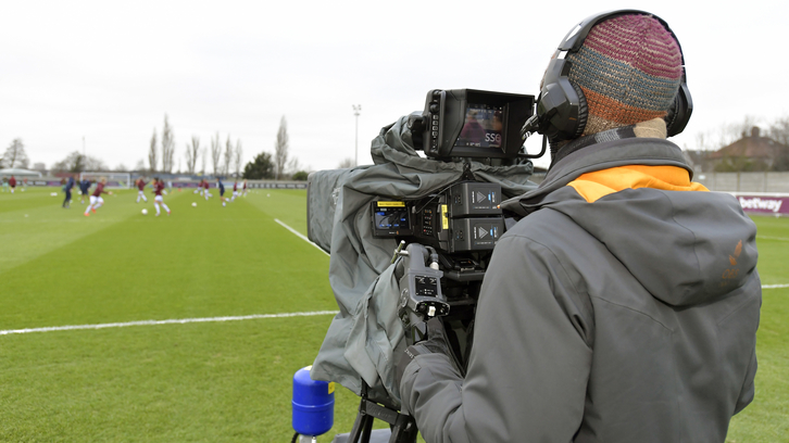 Video camera at Rush Green Stadium