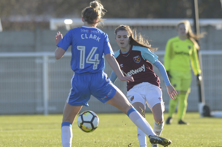 Chantelle Mackie takes on Gillingham Ladies