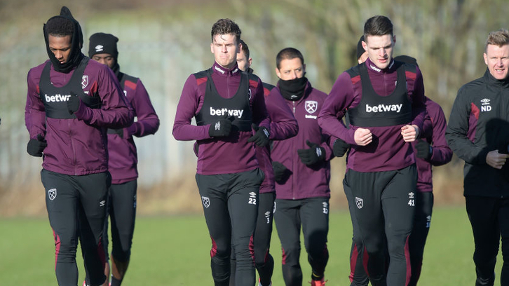 players in training