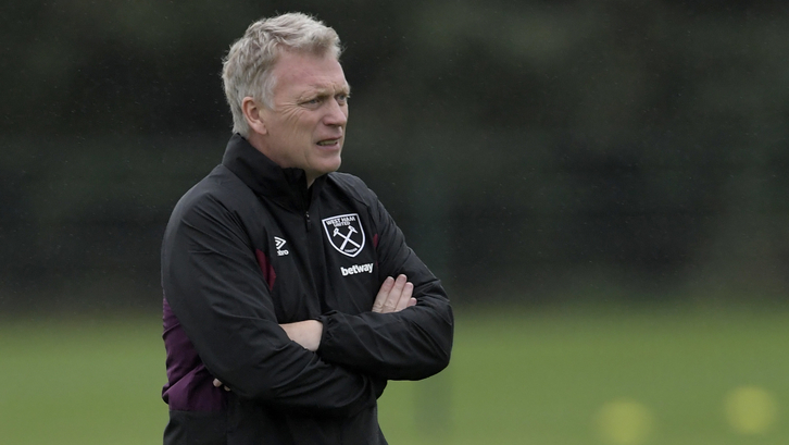 David Moyes takes West Ham training