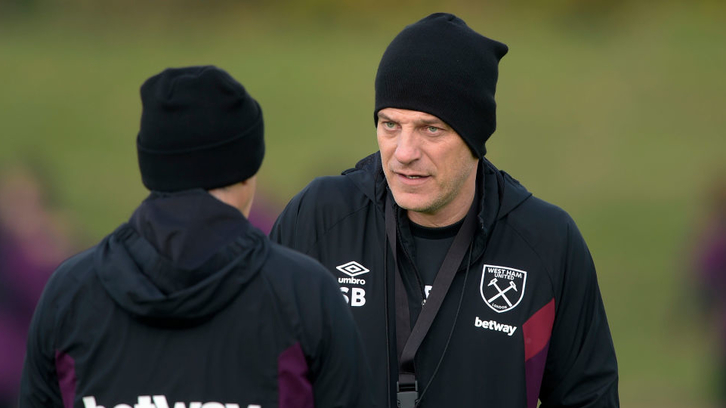 Slaven Bilic in training