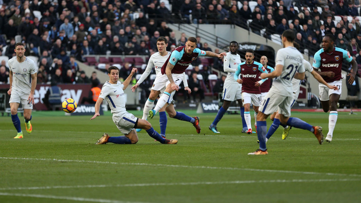 Arnie scores against Chelsea 