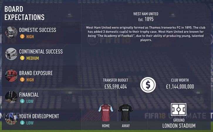 FIFA 18 Career Mode Guide