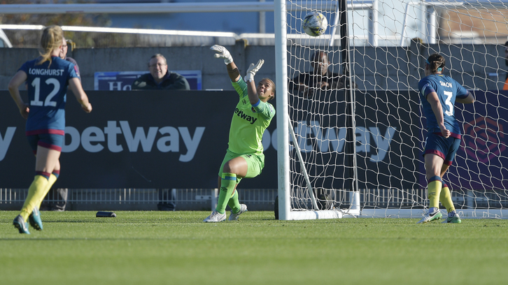 Spencer in goal