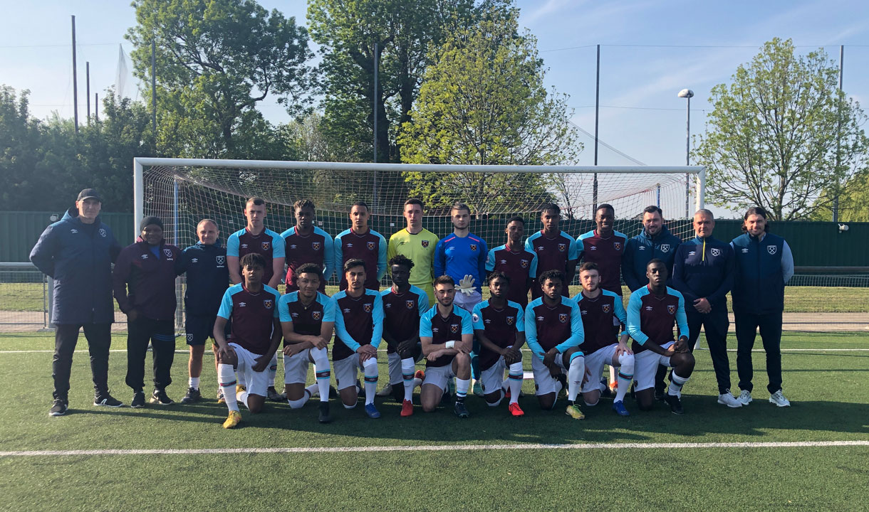 The West Ham United Second Chance Academy team