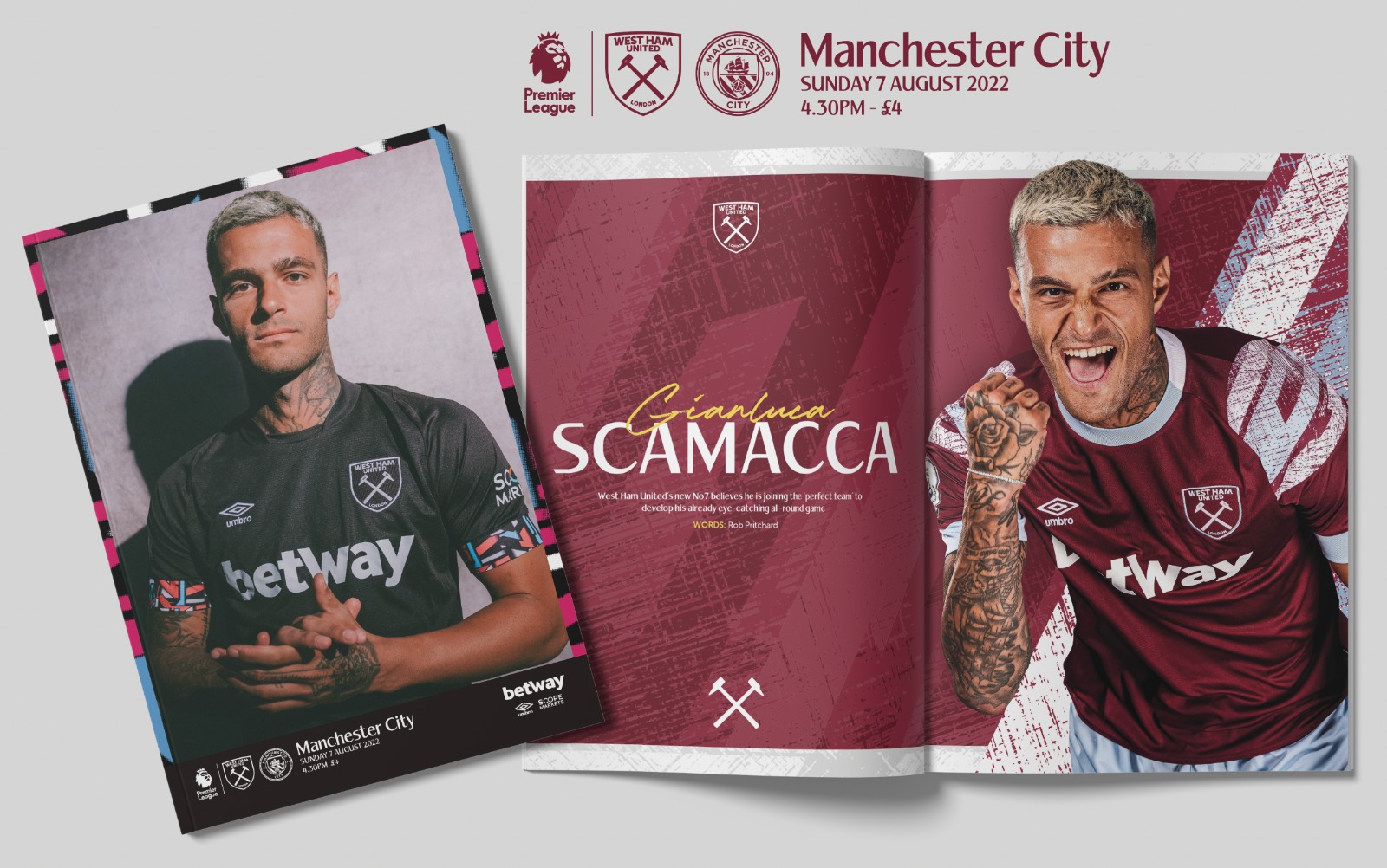 Official Programme v Manchester City