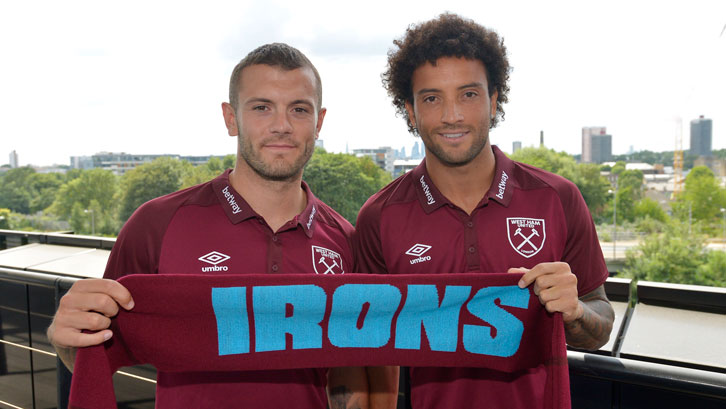 Jack Wilshere and Felipe Anderson