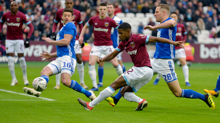 Xande Silva's early shot led to West Ham United's opening goal against Birmingham City