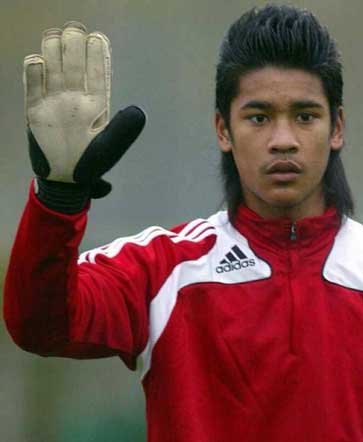 A young Alphonse Areola