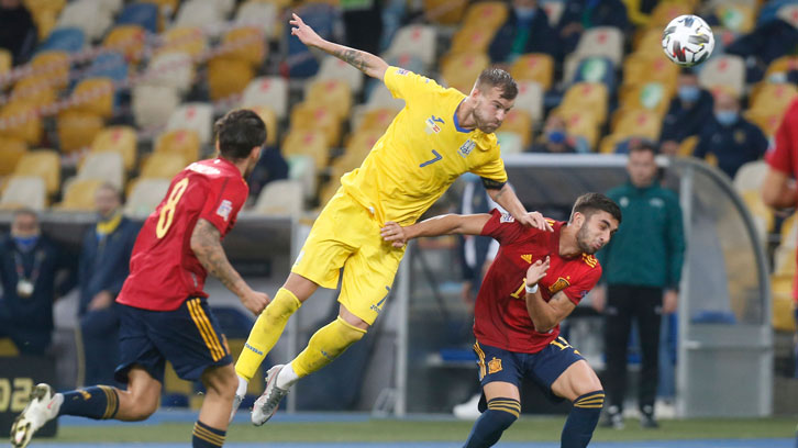 Andriy Yarmolenko in action