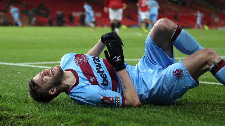 Andriy Yarmolenko grimaces