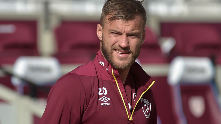 Andriy Yarmolenko in training