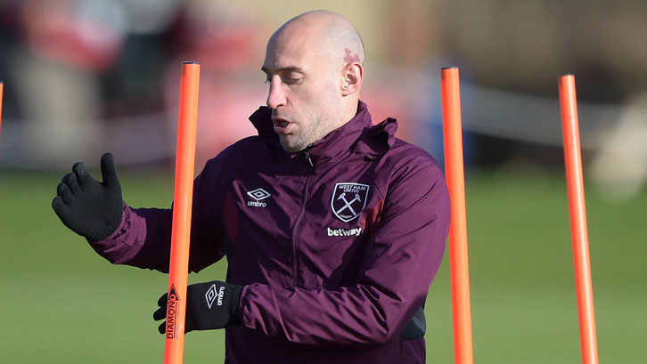 Pablo Zabaleta never gives less than 100 per cent on the training pitch