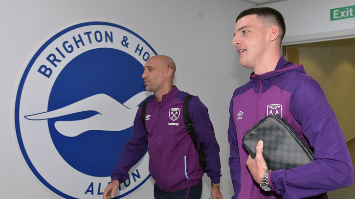 Pablo Zabaleta and Declan Rice