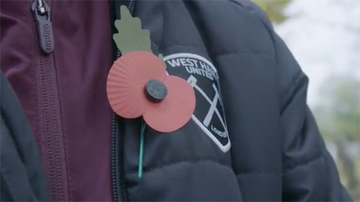 Academy of Football marks Remembrance Weekend