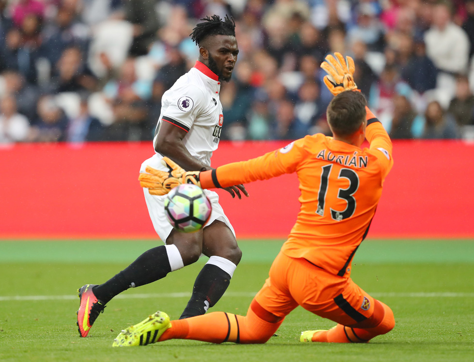 Adrian denies Watford's Isaac Success in the second half