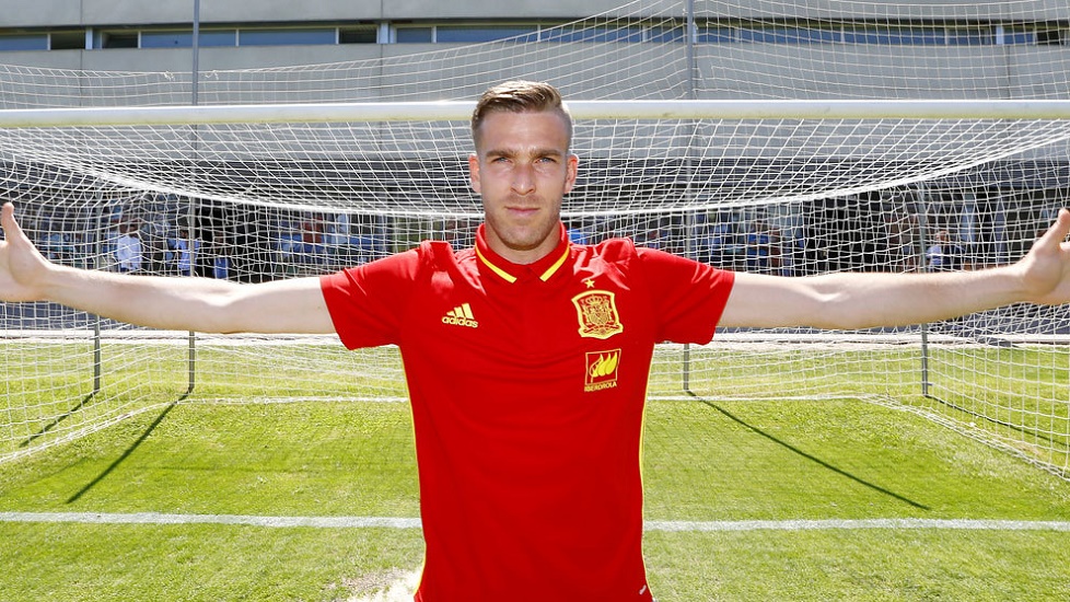 Adrian linked up with the Spain squad earlier this month
